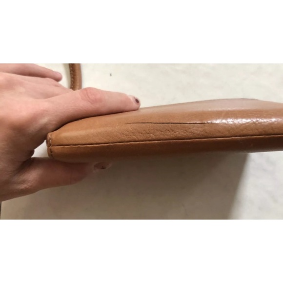 Fossil wallet wristlet Clutch Bag Leather Card - Picture 7 of 8